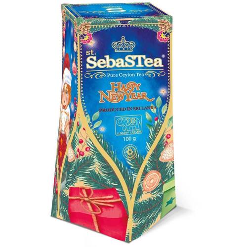 Чай черный SebaStea Winter bliss Assortment 1 ананас голубая коробка 99₽