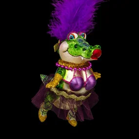 Украшение ErichKrause Decor Кроко Карнавал, 13 см, стекло