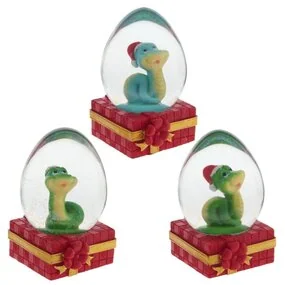 Фигурка декоративная в стеклянном шаре Remeco Змея, D6,5 см, 6х6,5х10 см, в ассортименте 812911