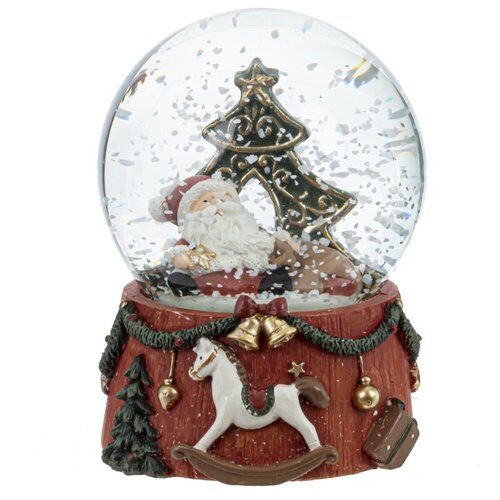 Фигурка декоративная в стеклянном шаре Remeco Дед Мороз, D6,5 см, 6,5х6,5х9 см 812439