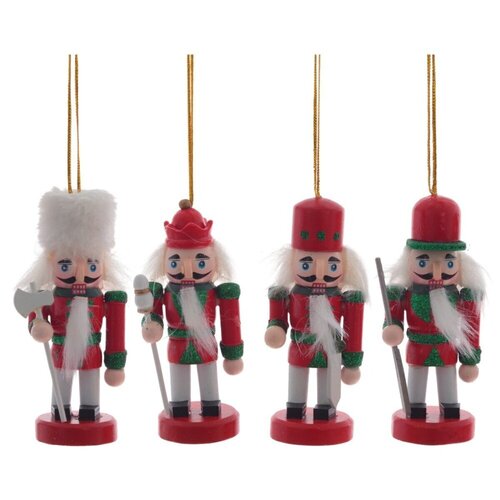 Набор украшений Remeco 4 шт Щелкунчик, 17,5х4х10,5 см 813570