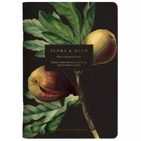 Тетрадь общая, Be Smart, 150х210 мм, 40 л., клетка, мягкий переплет, скрепка. Коллекция Flora, инжир