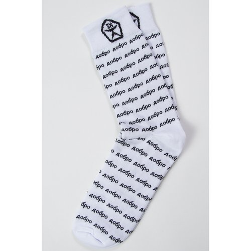 Носки Запорожец Добро мини белый размер 41-45 380₽