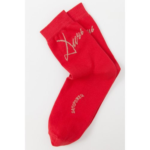 Носки Запорожец Дичь Каллиграфия красный размер 41-45 380₽
