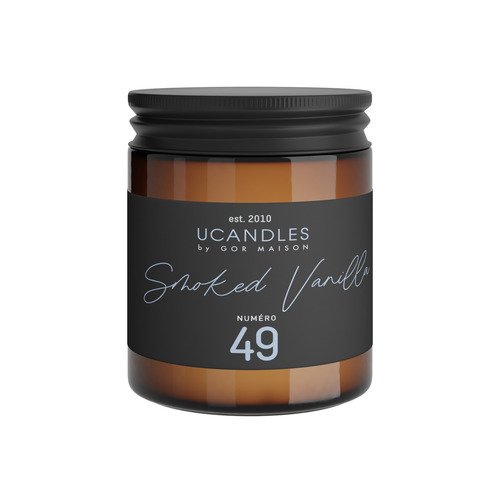 Свеча ароматическая Ucandles Smoked Vanilla Terre Masculin 49, 190 г