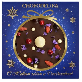 Шоколад Chokodelika Тёмный Годжи НГ, 75г