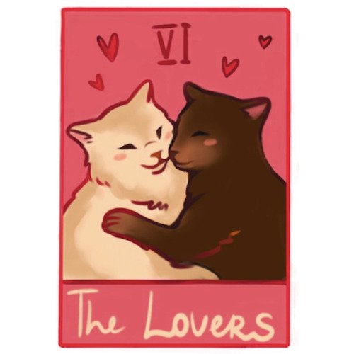 Стикер объемный Esterum Таро Влюбленные 160₽