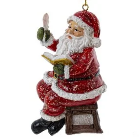 Фигурка декоративная подвесная Remeco Дед Мороз, 4,5х5,5х9,5 см