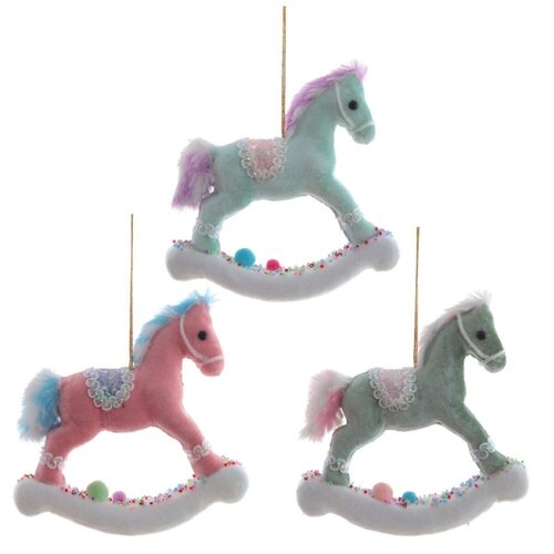 Изделие декоративное подвесное Remeco Лошадка, 15х3х14 см, 3 варианта
