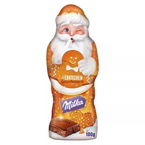 Шоколадный Санта XMAS Milka Пряничный 100гр