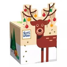 Шоколад Ritter Sport Christmas Rentier-Würfel с Оленем 83гр