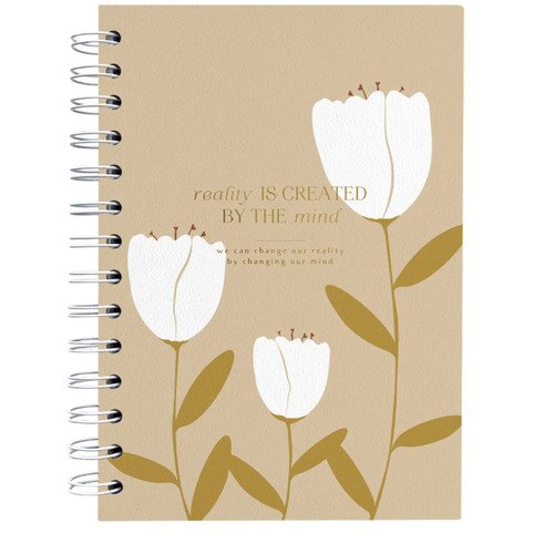 Тетрадь общая Be Smart 144х204 мм 120 л клетка твердый переплет спираль коллекция April тюльпаны 480₽