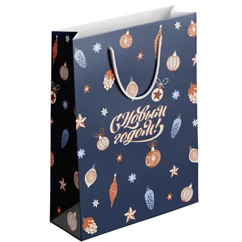 Пакет бумажный подарочный Be Smart 32х49 см Коллекция Nostalgia 300₽