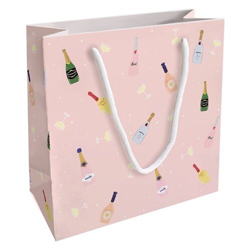 Пакет бумажный подарочный Be Smart 20х20 см Коллекция Party игристое 200₽