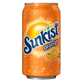 Газированный напиток Sunkist Orange апельсин, 335 мл