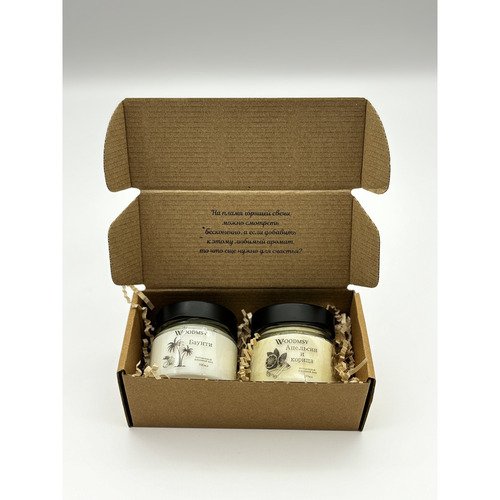 Набор из 2х ароматических свечей Апельсин и корица, Баунти, 2х100 мл