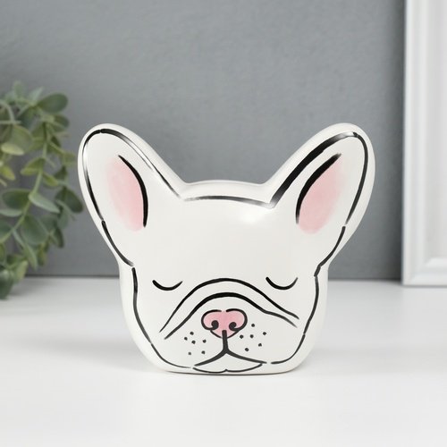 Копилка керамика Белый бульдог 8х145х121 см 617₽