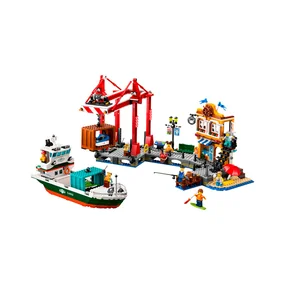 Конструктор LEGO City 60422 Приморская гавань с грузовым судном