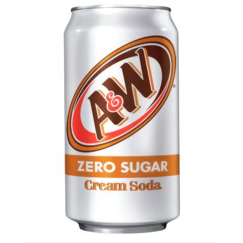 Газированный напиток A W Cream Soda Zero крем-сода без сахара 355 мл 216₽