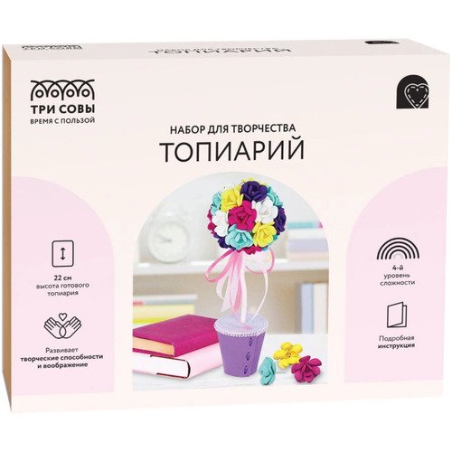 Набор для творчества Три Совы топиарий Розы 750₽