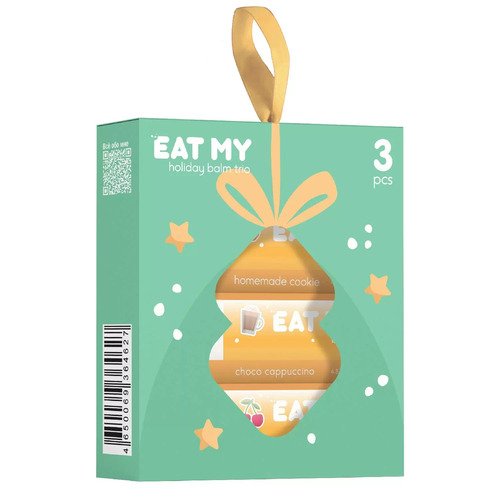 Набор бальзамов для губ Eat My Предвкушение праздника 3 шт 390₽