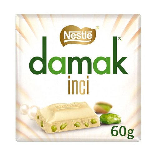 Белый шоколад с фисташками Nestle Damak 60г 387₽