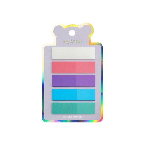 Флажки-закладки Meshu Sparkle пластиковые блестящие 4512 мм 20 л5 цветов европодвес 140₽