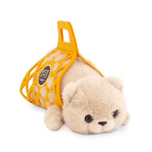 Кот Барсик в сумке бежевый 35 см 1971₽