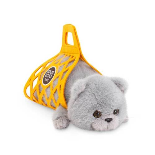 Кот Барсик в сумке серый 35 см 1971₽