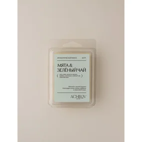 Ароматический воск Мята и зелёный чай, 60 гр