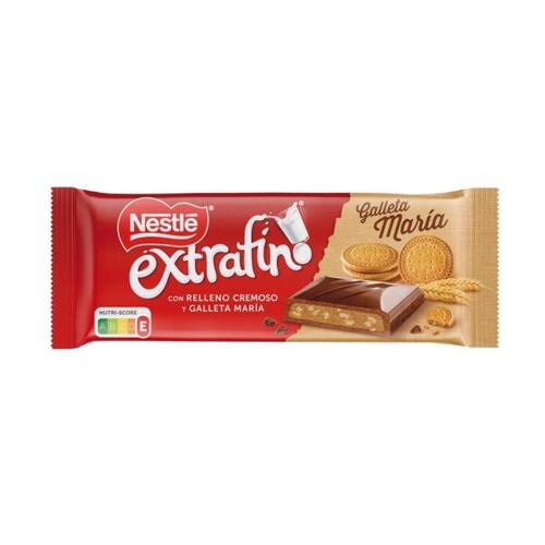 Молочный шоколад Nestle Extrafino со сливочной начинкой и печеньем Maria 83 гр 306₽
