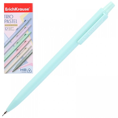 Карандаш механический ErichKrause Trio Pastel 05 мм коробке 12 шт 110₽