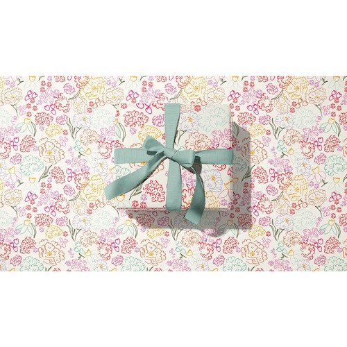 Упаковочная бумага Opaperpaper Цветы карандашом 250₽