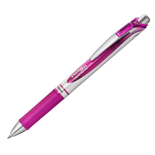 Ручка гелевая Pentel Energel d 07мм BL77-V4X цвет чернил фуксия 500₽