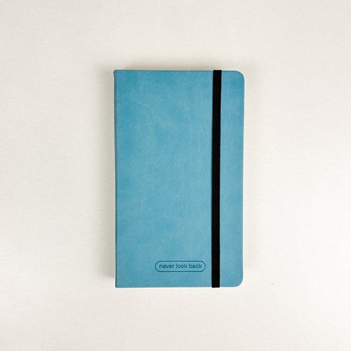 Голубой еженедельник Aesthetic Never B6+