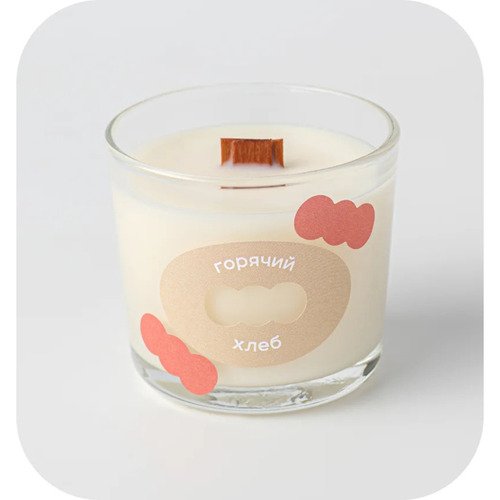 Свеча Горячий хлеб, 90 мл