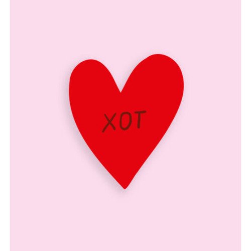 Открытка сердце Хот 250₽