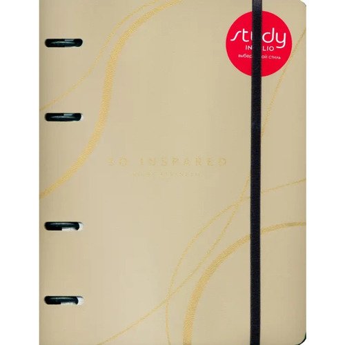 Тетрадь общая, Infolio Study, 175х212 мм, 120 л., клетка, кольцевой механизм