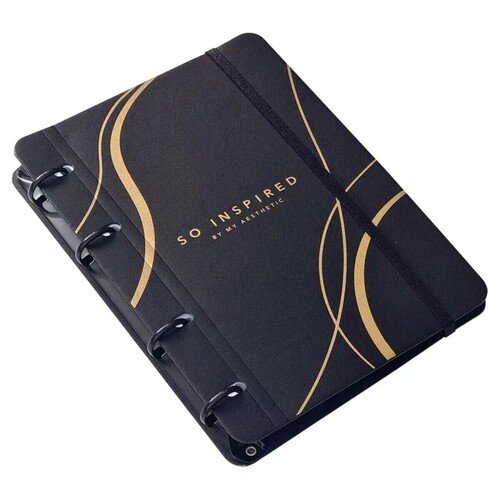 Тетрадь общая, Infolio Study, 155х212 мм, 120 л., клетка, кольцевой механизм