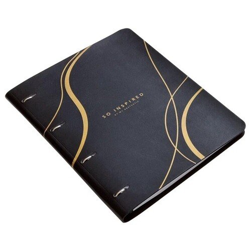 Тетрадь общая, Infolio Study, 240х310 мм, 120 л., клетка, кольцевой механизм