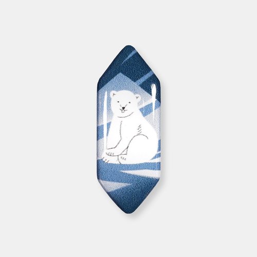 Стикер объемный Мишка на севере 180₽