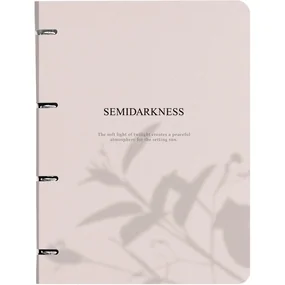 Тетрадь общая Be Smart Shadow, 240х310мм, 120л, клетка, бежевый