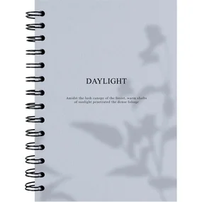 Тетрадь общая Be Smart Shadow, 144х204мм, 120л, клетка, голубой