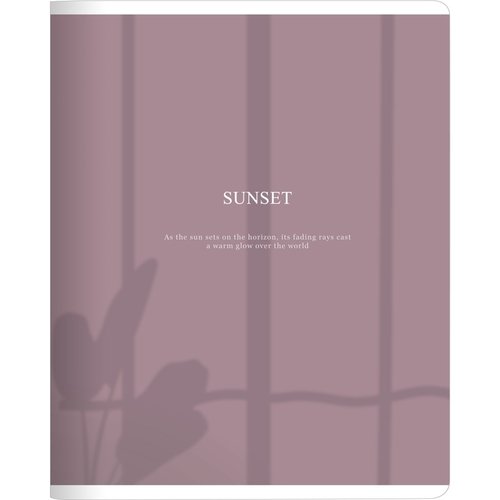 Тетрадь общая Be Smart Shadow 165х203мм 48л клетка фиолетовый 120₽