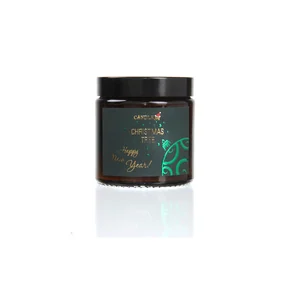 Аромсвеча Сandle ME Christmas Tree на зеленом, Taiga, 120 мл