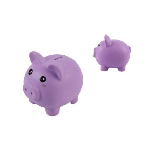 Копилка Piggy фиолетовая 18 x 15 x 15 см 3450₽