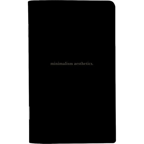 Планнер недатированный Be Smart Aesthetics 130 х 210 мм 32 листа мягкий переплет скрепка черный 260₽