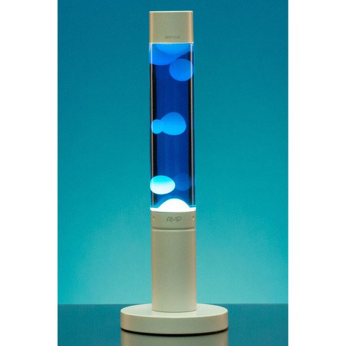 Лава лампа MotionLamps Amperia Slim Белая - Синяя 39 см 3790₽