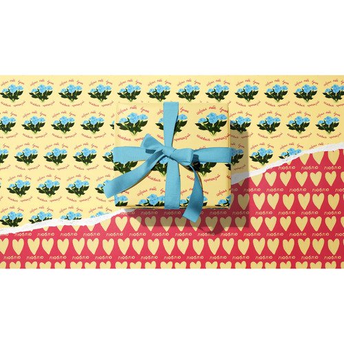 Упаковочная бумага ОПолевые претензии двусторонняя 250₽