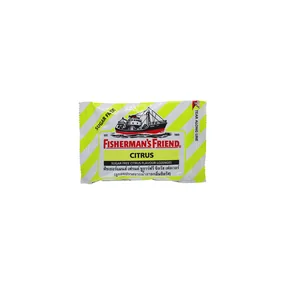 Освежающие пастилки без сахара Fisherman's Friend Sugar Free Citrus, вкус - цитрус